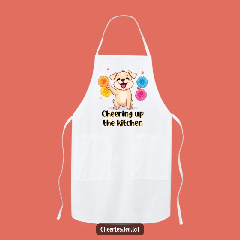 Funny Puppy Apron: Cheer Up Your Kitchen, Playful Dog, Great Funny Gift