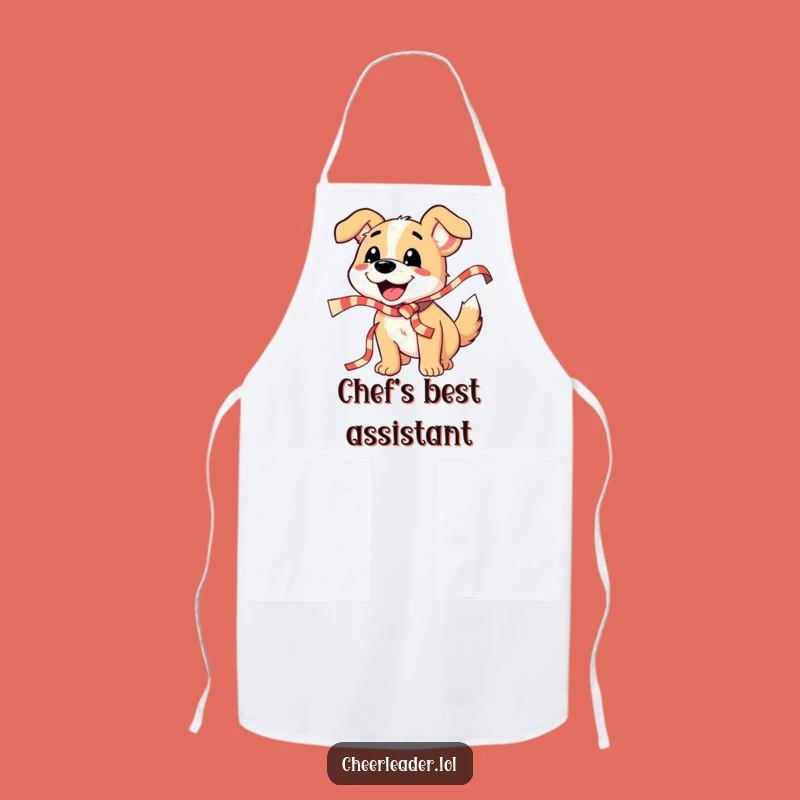 Funny Dog Ribbon Apron: Cook with Celebration, Festive Chef's Companion