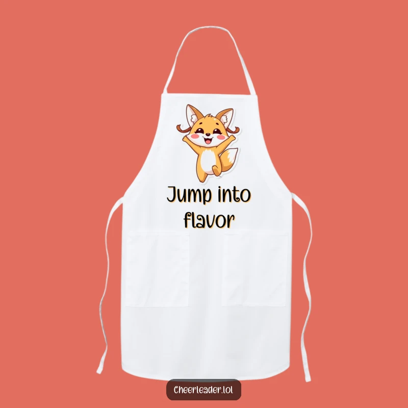 Funny Fox Pigtails Apron: Cook with Joy and Protect Your Clothes