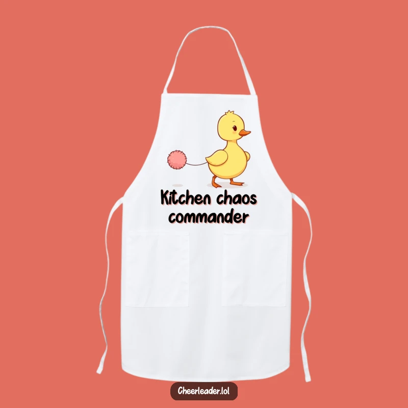 Funny Wobbly Duckling Apron: March Through Your Kitchen Duties!