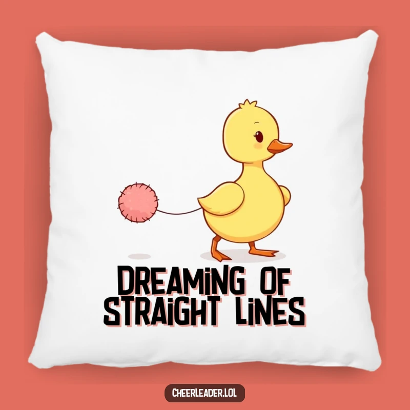 Funny Wobbly Duckling Pillow: Cozy Comfort with Adorable Charm!