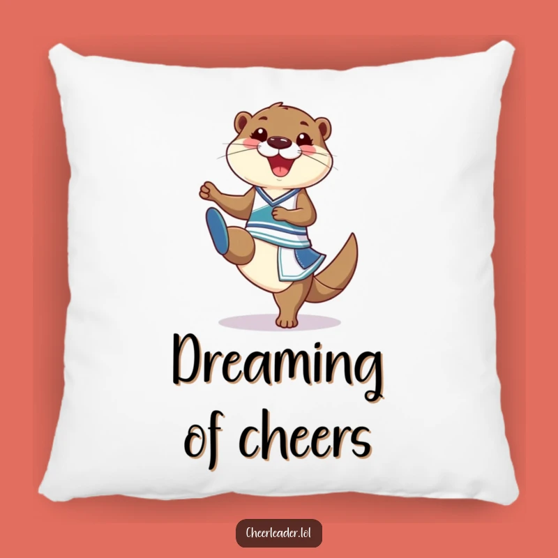 Soft Funny Otter High Kick Pillow: Cozy Comfort - Hilarious Gift!