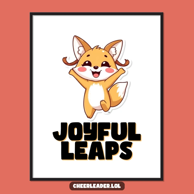 Funny Fox Pigtails Digital Art: Instant Joyful Decor for Your Space