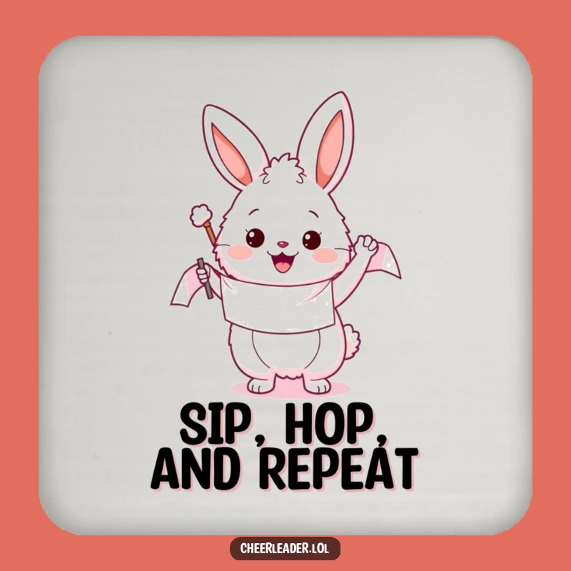 Funny Bunny Banner Coasters: Protect Surfaces with Hilarious Charm and Gifts