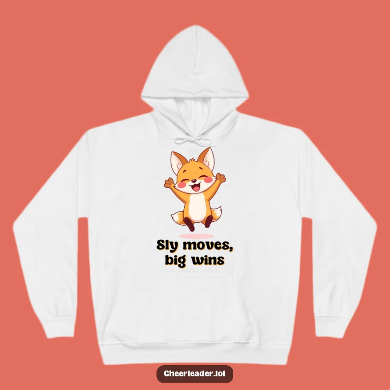 Funny Fox Cub Jump Hoodie: Cozy Comfort and Hilarious Spirited Fun