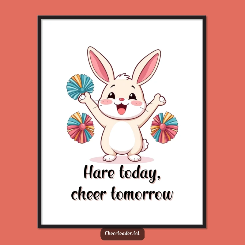 Free Printable Rabbit Wall Art - Funny Downloadable Decor for a Cheerful Vibe!