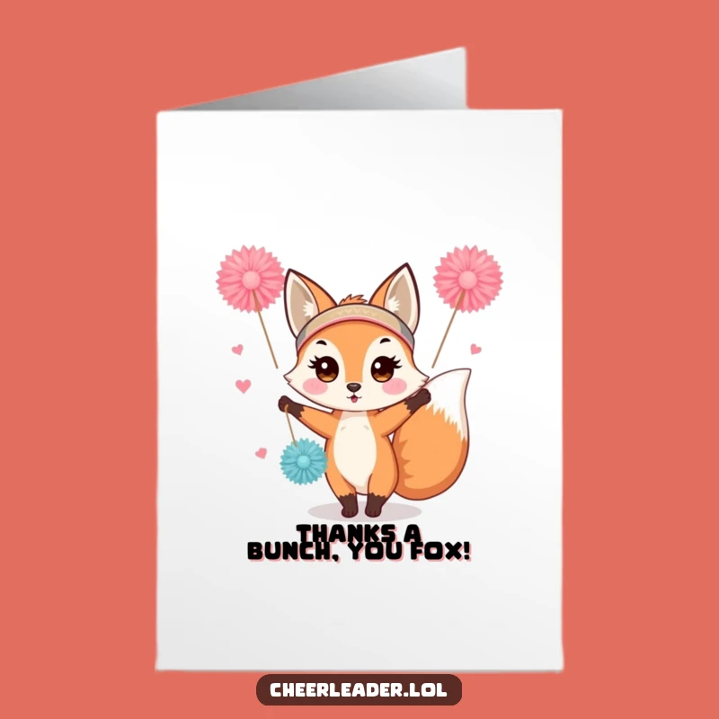 Free Printable Fox Thank You Card: Adorable Downloadable Gift for Gratitude!