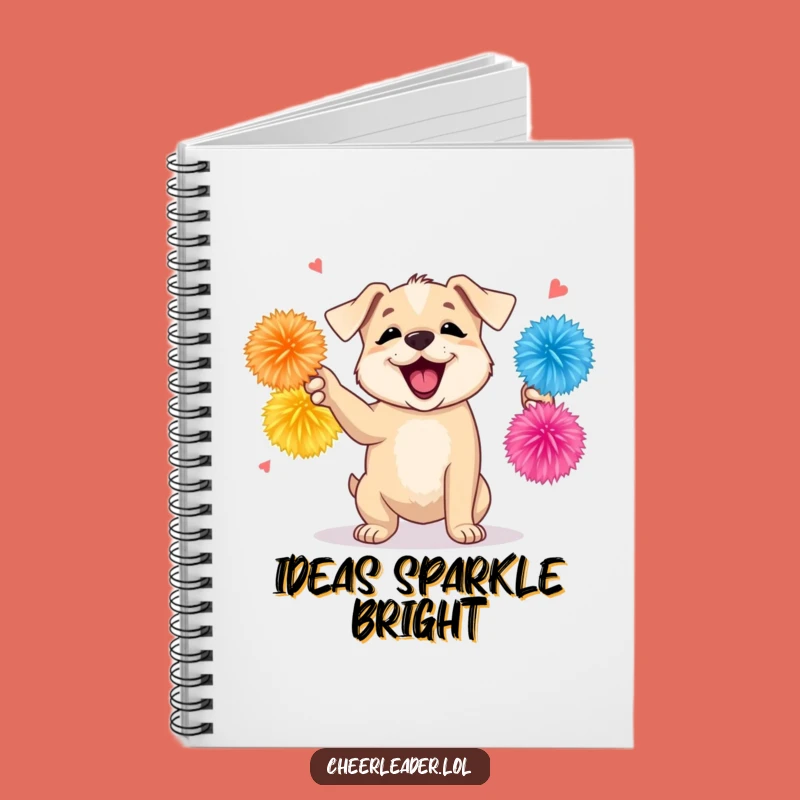 Funny Puppy Notebook: Jot Down Cheerful Plans, Playful Dog, A Fun Funny Gift