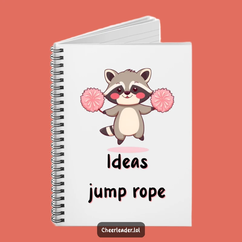 Funny Raccoon Journal - Humorous Notebook for Fitness Goals Gift