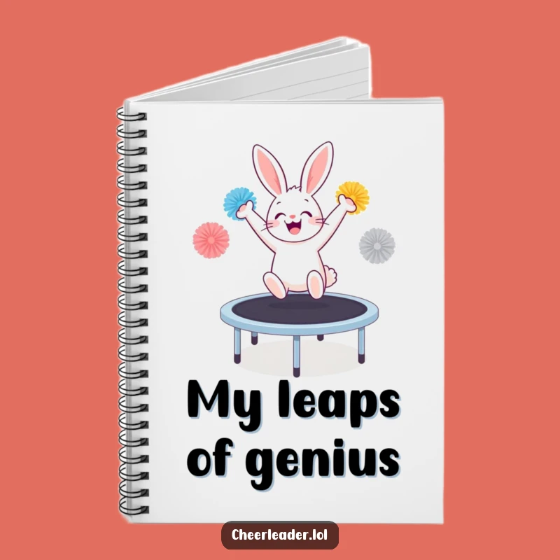 Funny Bunny Trampoline Notebook: Jot Down Ideas with this Hilarious Gift