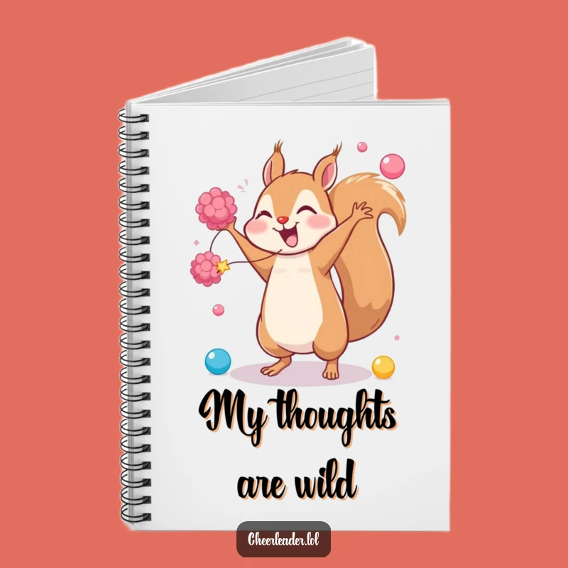 Funny Squirrel Cartwheel Notebook: Spark Joyful Ideas with Hilarious Design