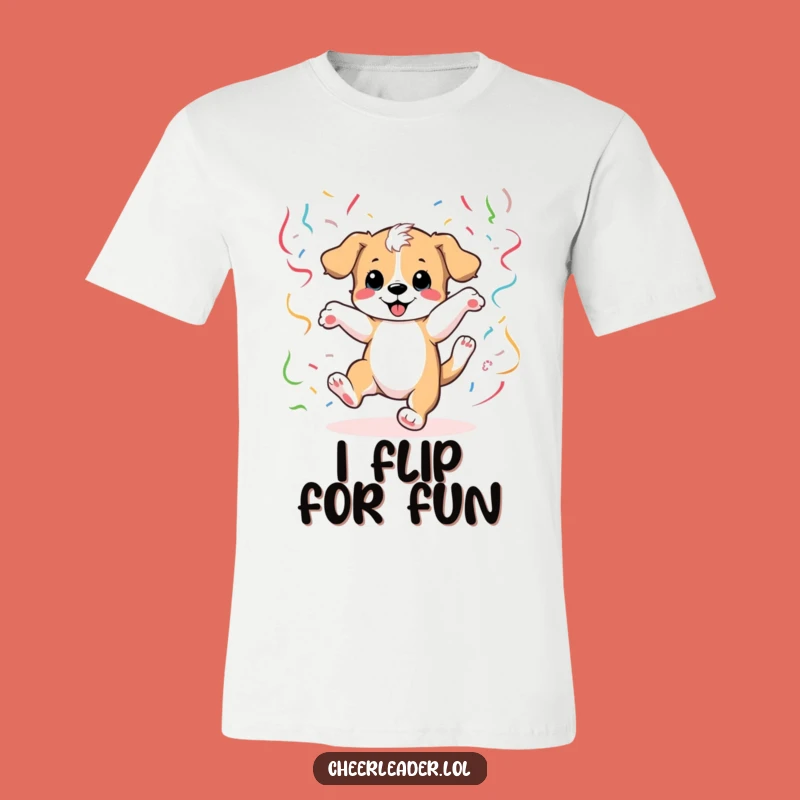 Funny Puppy Cartwheel T-Shirt: Awesome Gift for Energetic Dog Fans