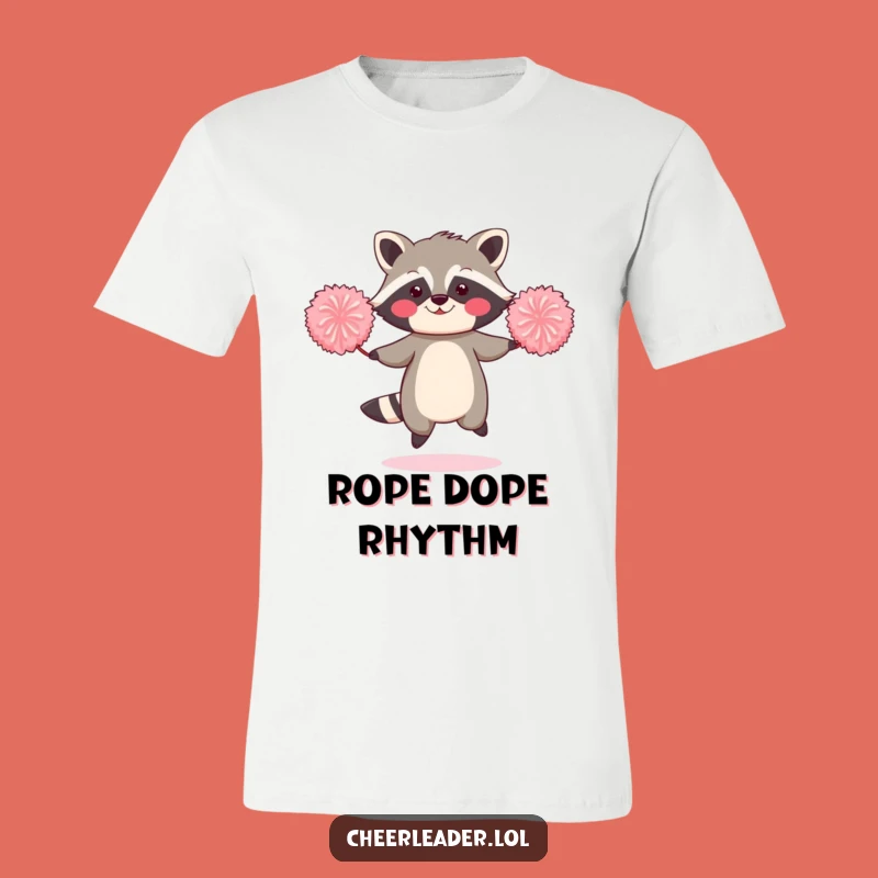 Funny Raccoon Jump Rope Tee - Cute & Humorous Fitness Apparel Gift