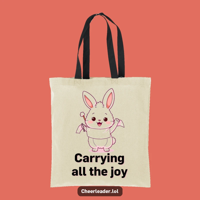 Funny Bunny Banner Tote Bag: Stylish and Hilarious Accessory for Everyday Cheer